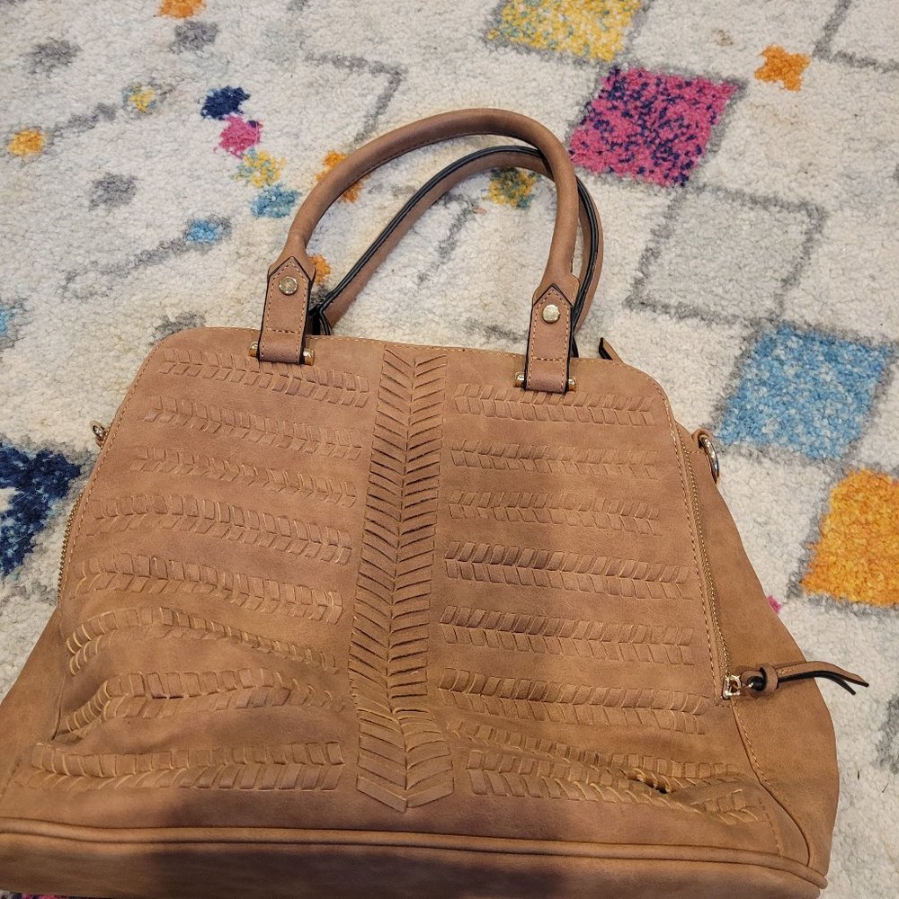 Leather satchel